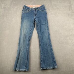 Levi's 517 Flare Jeans Womens 16 Blue Denim Cotton Stretch Low Rise Authentic